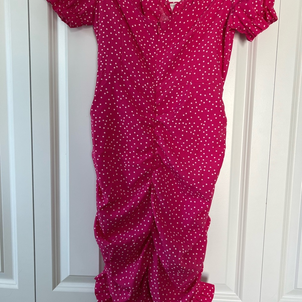 Pink Bodycon Dress - Picture 3 of 4